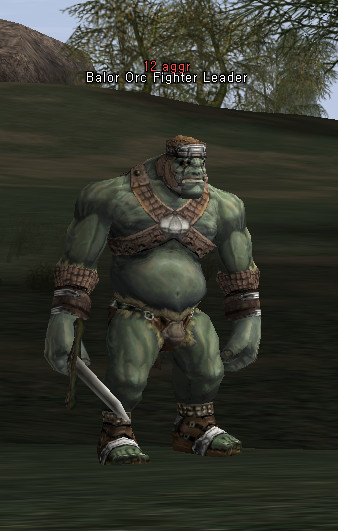 NPC Balor Orc Fighter Leader Lineage 2