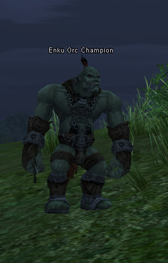 NPC Enku Orc Champion Lineage 2