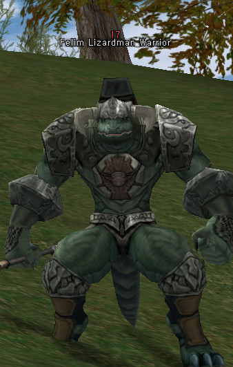 NPC Felim Lizardman Warrior Lineage 2