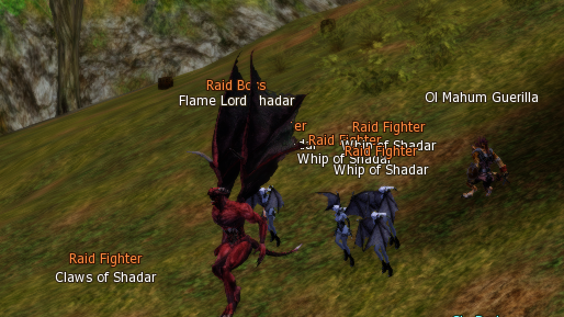 NPC Повелитель Пламени Шадар Lineage 2