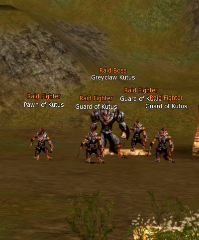 NPC Greyclaw Kutus Lineage 2