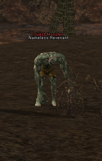 NPC Безымянный Призрак Lineage 2