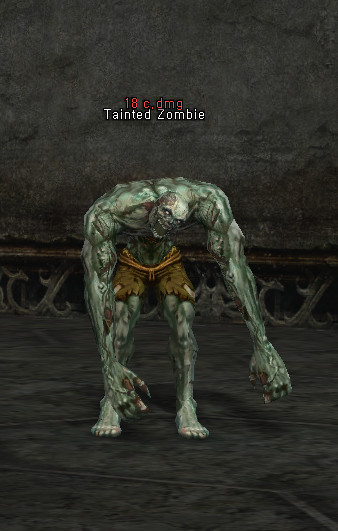 NPC Tainted Zombie Lineage 2